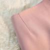 Kaki Hoge Taille A-lijn Midi Rok - Dames Lente/Herfst 2025 Collectie