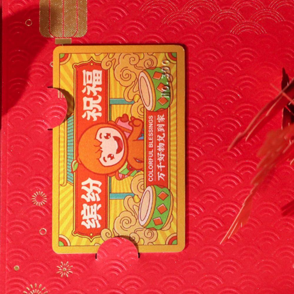 Laser Engraving 2025 New Year Greeting Cards Pop Up Thank You Letter Invitation Card Company