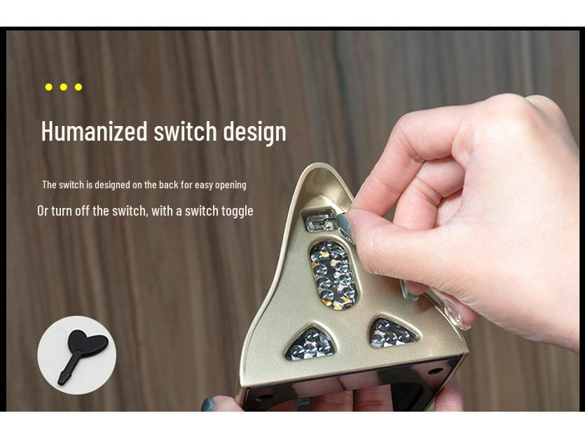 Remote-Control LED Solar Shark Fin Antenna for Car Decoration