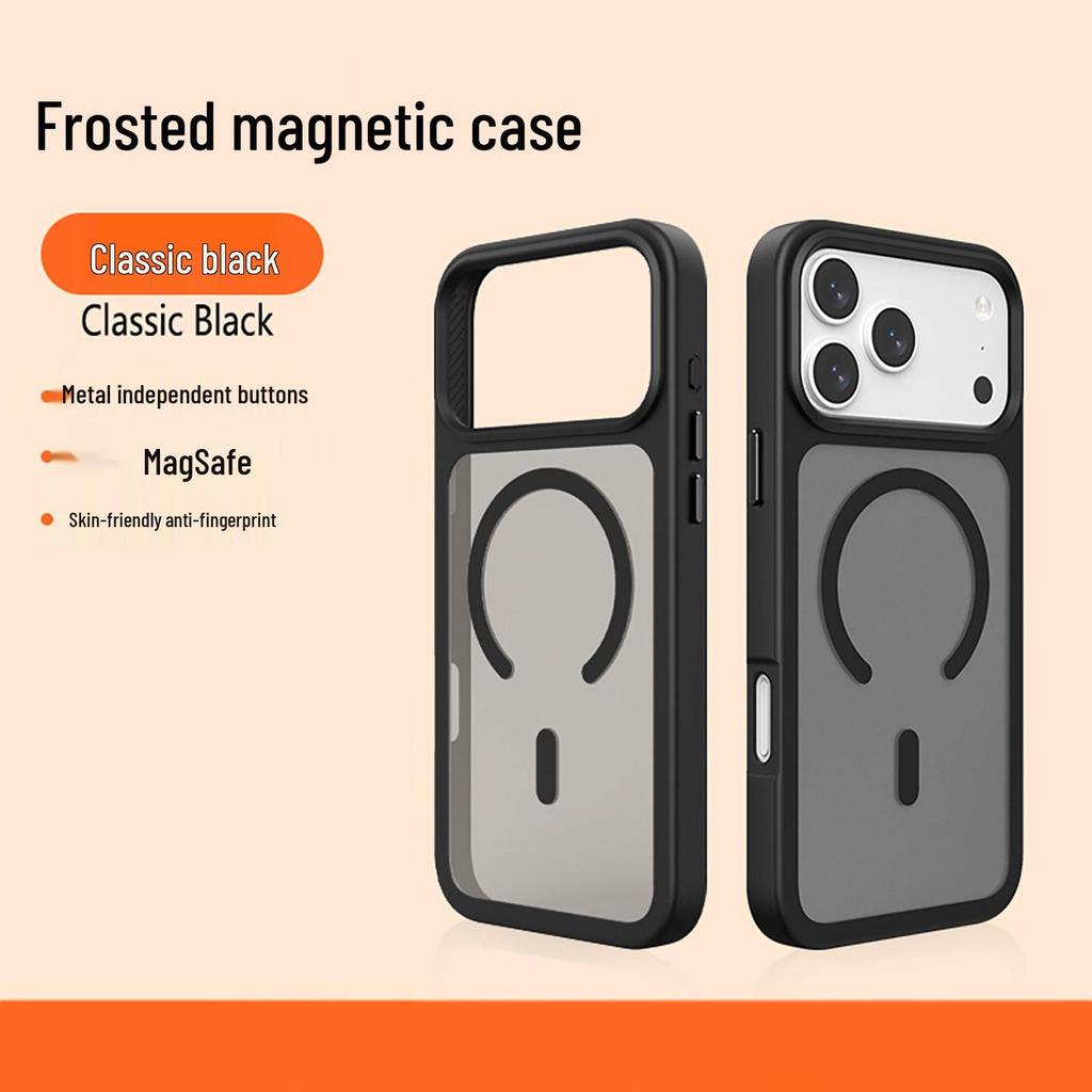 iPhone 17 Pro Max Matte Magnetic Skin Phone Case - Full Coverage, Anti-Drop Protection