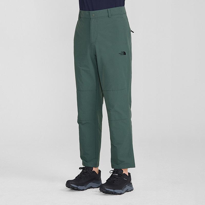 The North Face Casual Pants Men's Green Moderate Straight Fit Pants NF0A4NA8-HBS