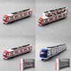 Metro Transit Rail Trains Model Toy Set With Light Sound Effects For Kids Gift