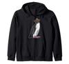 Penguin Pirate Pirate Hat Zip Hoodie
