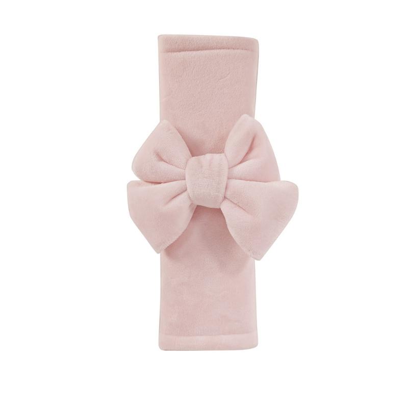 

1Pc Creative Bowknot Universal Car Safety Seat Belt Cover Ice Silk Shoulder Pad Protective Car Accessoires Interior For Women розовый