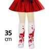 Blutige Spritzer Kniestrümpfe für Kinder Halloween Zombie Cosplay Blutdruck Kniestrümpfe Kinder Mädchen Party Kostüm Socken