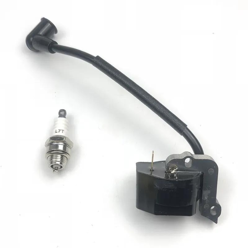 Ignition Coil With Spark Plug Fits for STIHL FS38 FS45 FS46 FS55 KM55 KM55R FS45C FS45L FC55 Trimmers Cutters Chainsaw Parts