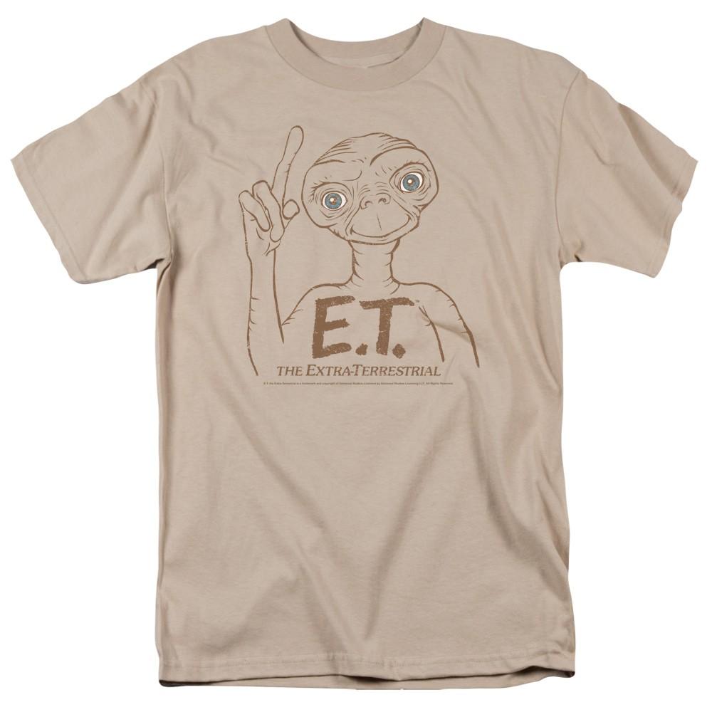 ET Movie Pointing Licensed Adult T-Shirt M