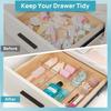 9 Pieces Drawer Storage Organizer Transparent Box for Beauty Items Professional and Efficient Drawer Cosmetics Container