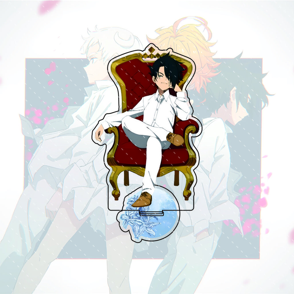 The Promised Neverland anime character display stand, 15CM acrylic material, model display board, collectible edition.