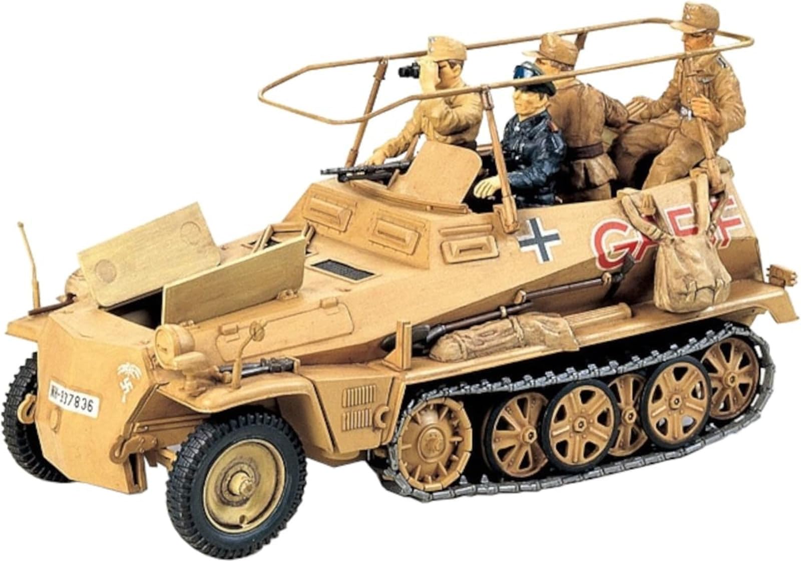 

Tamiya Military Miniature Series 113 German Radio Command Vehicle Greif Plastic Model Kit 35113 1/35 No. Sd.Kfz.250/3