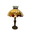 Yang Fengdi Tiffany Stained Glass Table Lamp - Warm Light European Design for Bedroom and Study