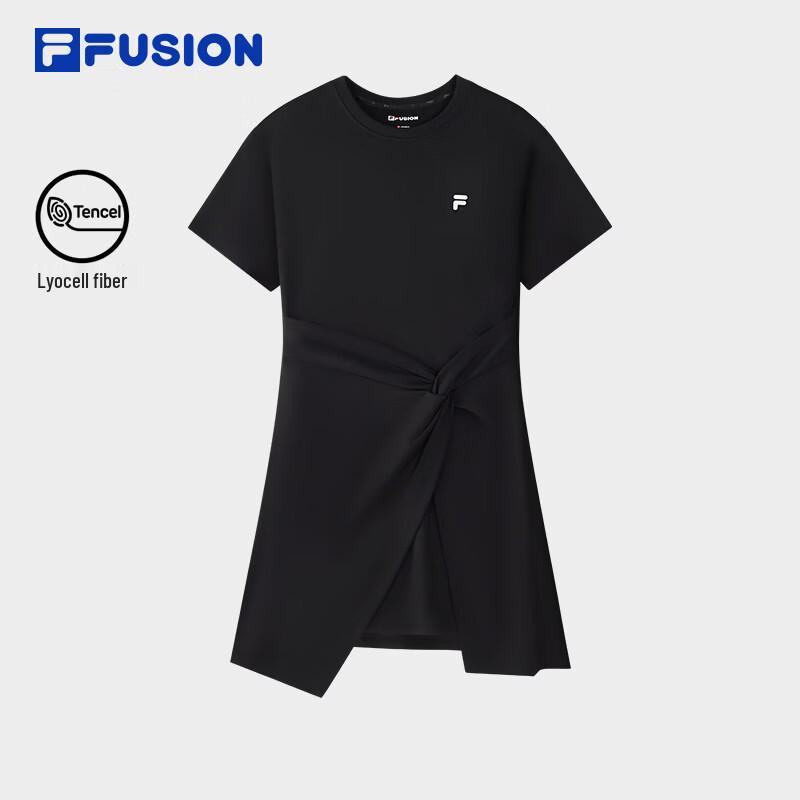 FILA Women's Irregular Design Knit T-Shirt Dress