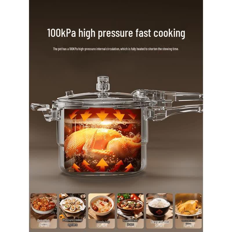KOBACH 22cm 3-Ply Stainless Steel Pressure Cooker
