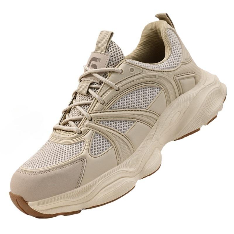 

industrial work summer safety shoes breathable work sneakers anti smash anti puncture steel toe boots men safety work footwear 36
