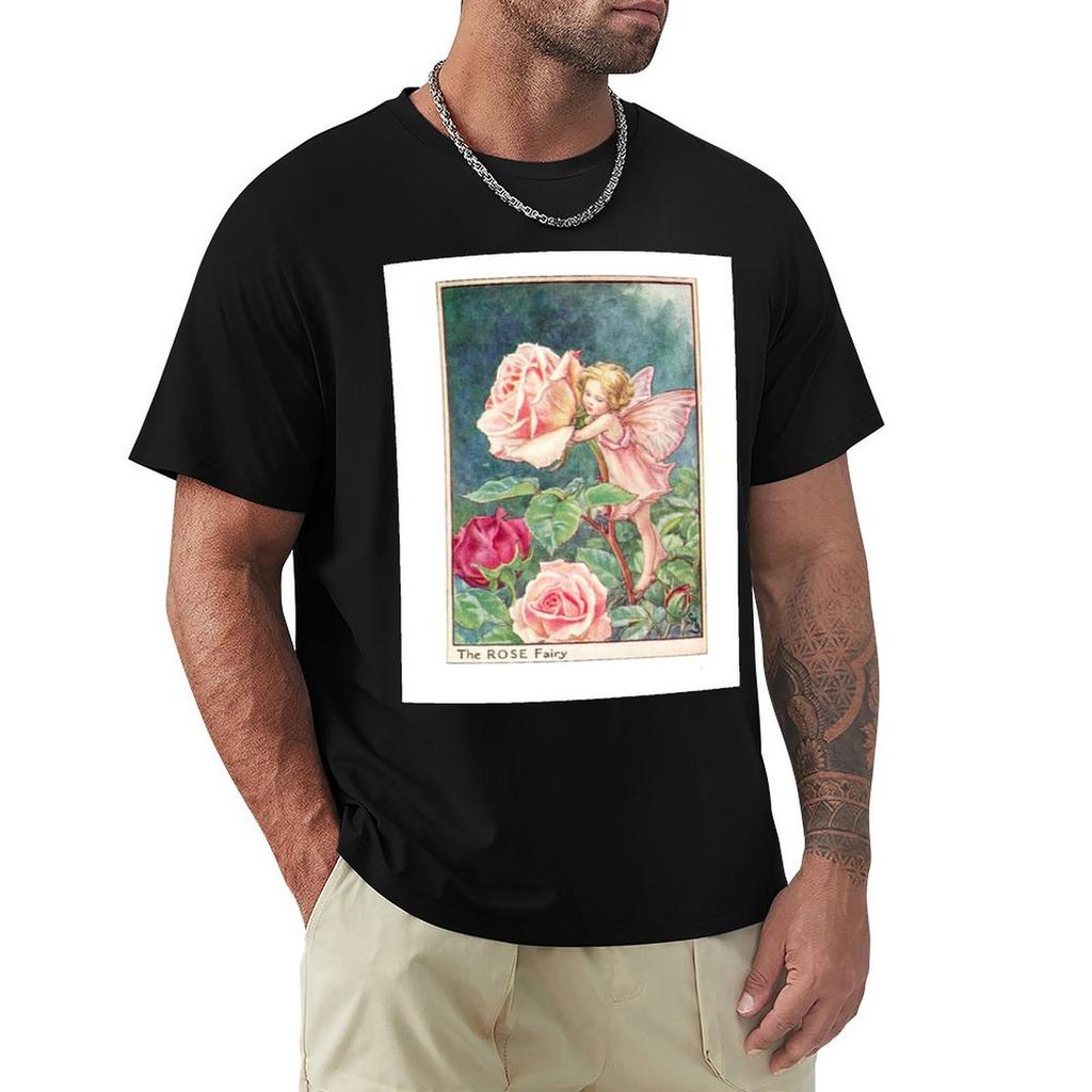 Incredible Rose Fairy TShirt Basic Simple Casual Short Sleeve Tee
