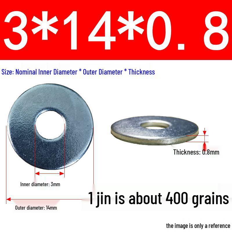 Galvanized Oversized Metal Washers M3-M60