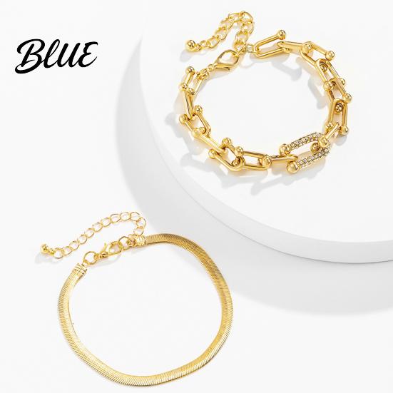 Bracciale in Metallo a Forma di U Braccialetti Rigidi per Donne Punk Osso di Serpente