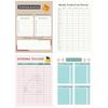KAANUKA A5 Notebook, 172 Pages, 80 GSM, Ruled, Themed Journals, Notebook For Home, Office, Personal Diary With Trackers,