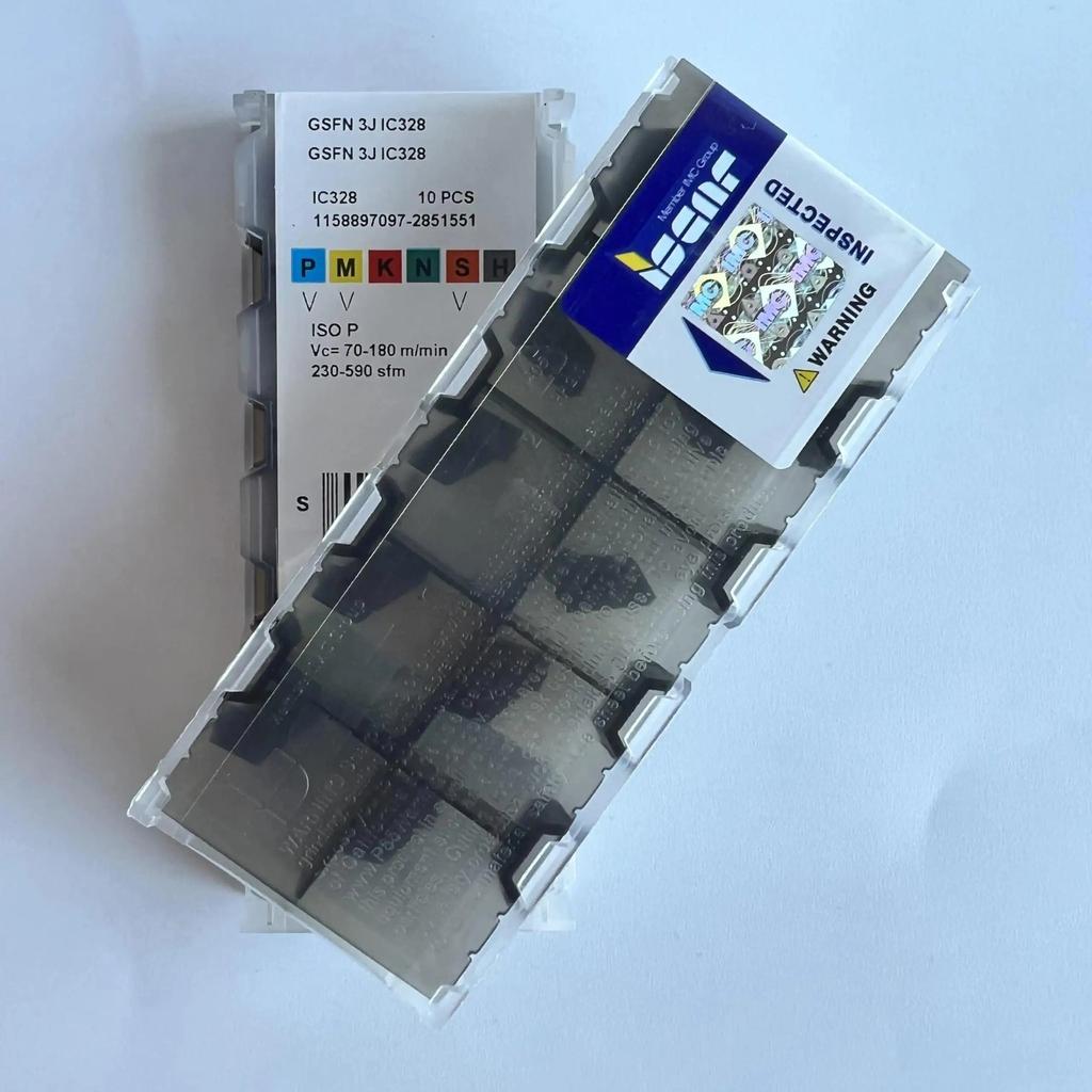 ISCAR / GSFN3J IC328 /Industrial indexable Carbide Inserts 10 PCS