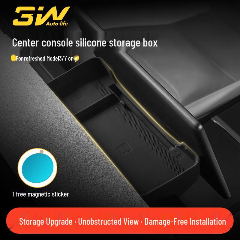 3W Auto-life Tesla Model 3/Y Interior & Trunk Organizers Fits Tesla Refreshed Model 3/Y черный