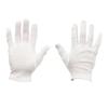 [Mitani Corporation] Quality Control Gloves (Size M / White / 100% Cotton) Work Gloves (Smooth / 12 Pairs / No Gusset) Ambidextrous Cotton Gloves