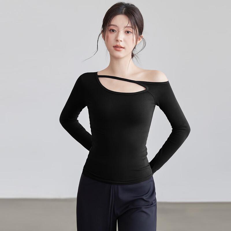Youyou Women's Long-Sleeve Fitness & Yoga Top
