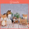 Wooden Tiger Decorative Figure For Vehicle And Desk Space