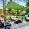 Shade Sail Anti- Waterproof Reinforced Edge Webbing Outdoor Garden Net Cover for Yard Swimming Pools Facility Outdoor