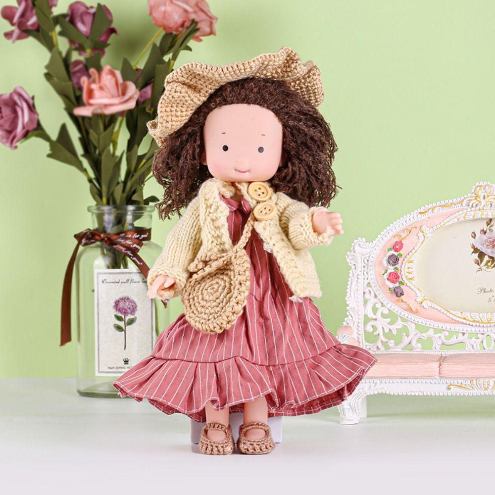 Native Waldorf Doll Kawaii Handmade Doll Toy Kids Toy Cartoon Plush Stuffed Doll  Children's Gift