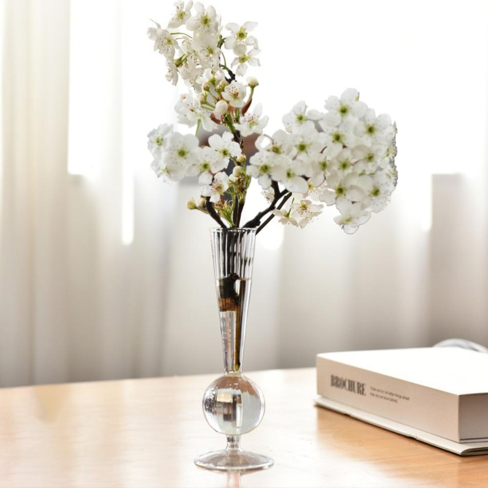 

Creative Striped Vase Hydroponic Spherical Glass Vase Transparent Flower Planter Home Dining Table Wedding Party Decoration чистый