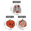 Halloween Skull Pumpkin Enamel Pins Custom Creative Skeleton Brooches Lapel Badges Clothes Punk Jewelry Gift for Kids Friends