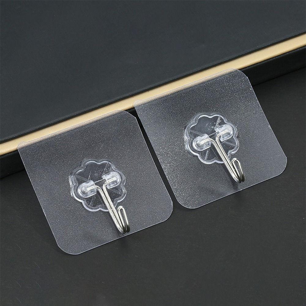 1/5/10Pcs Set Home Bathroom Non Trace Hooks Sticky Sucker Wall Hanger