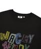 WACKY WILLY Typographic Long Sleeve Black