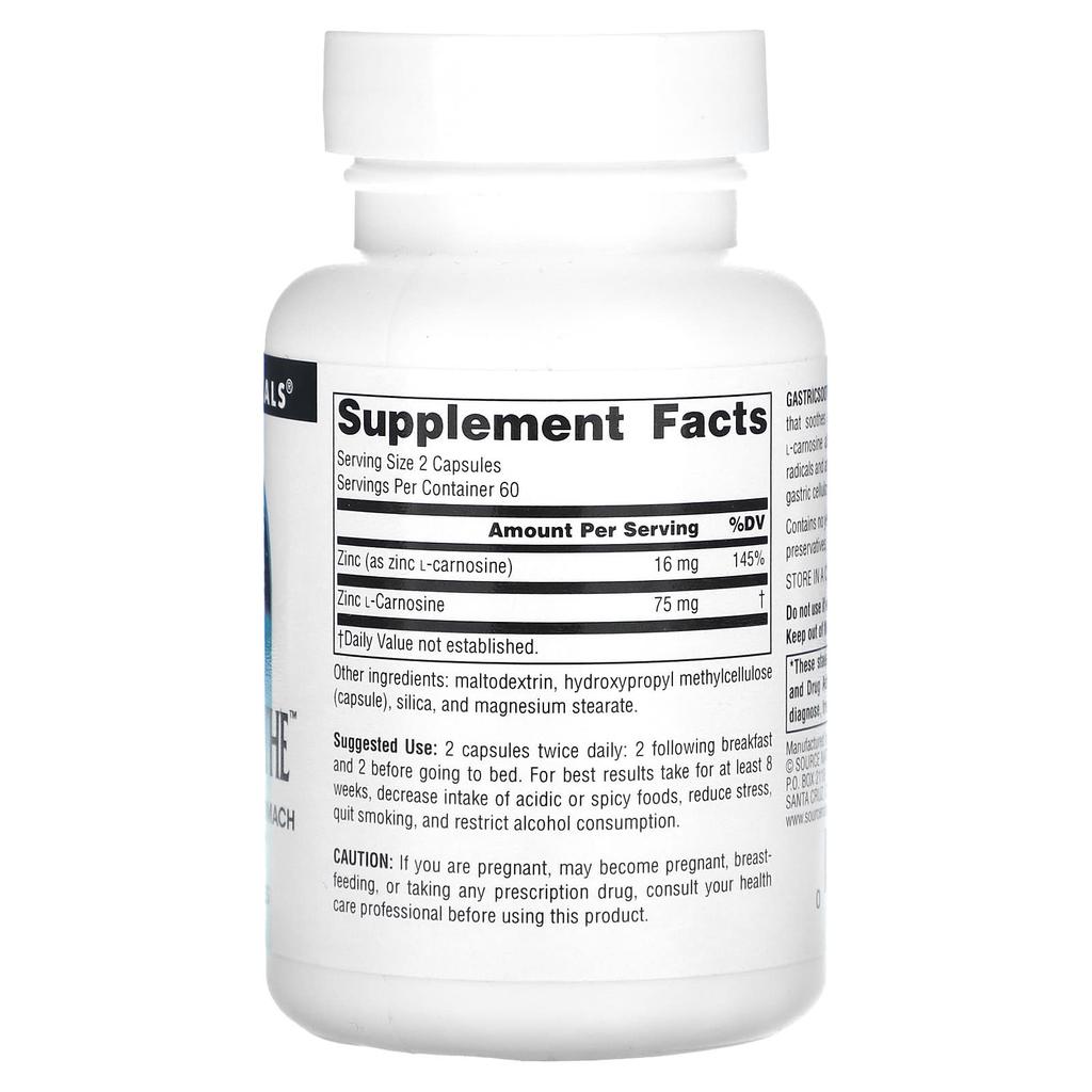 Source Naturals GastricSoothe, 37.5 Mg, 120 Capsules