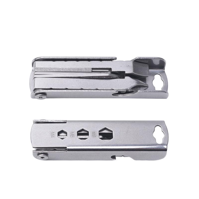 1Pcs 13-In-1 Portable Folding Tools Multi-Functional Stainless Steel Pocket Tool For Outdoor Emergency Repairs