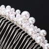 Party  Hair Ornaments Handmade Haircomb Hairwear Bridal Headpiece Bride Barrette Pearl Hairpin