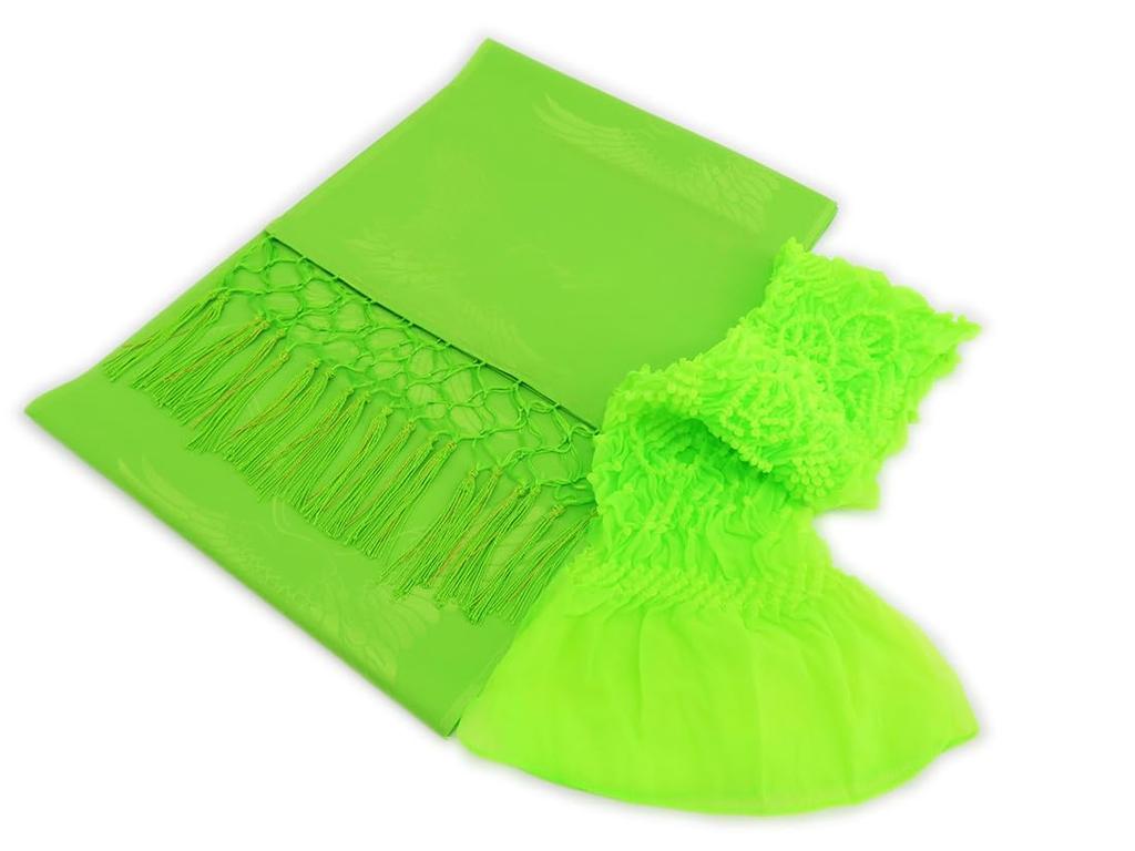 Girls Shigoki Decoration Shiko Takashi Japanese Accessories for Children Kimono Shichi-Go-San + Obi-age Obi-age Shichi-Go-San Children's (Green)