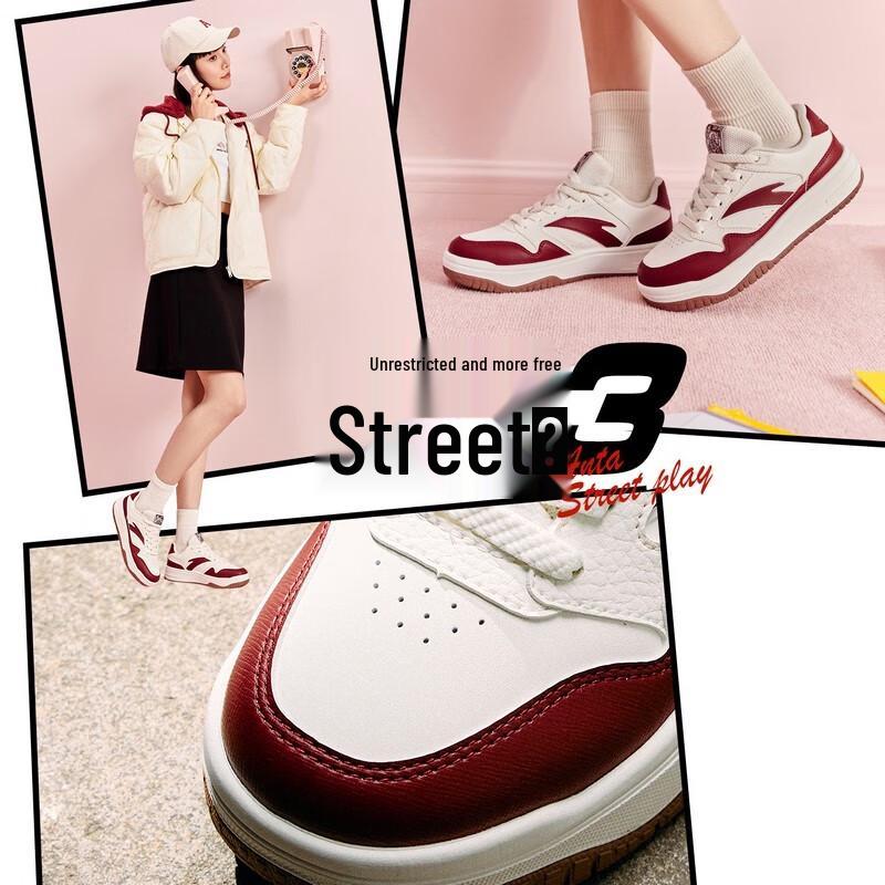 Anta Jie Wan 3 Low-Top Platform Skate Shoes for Women