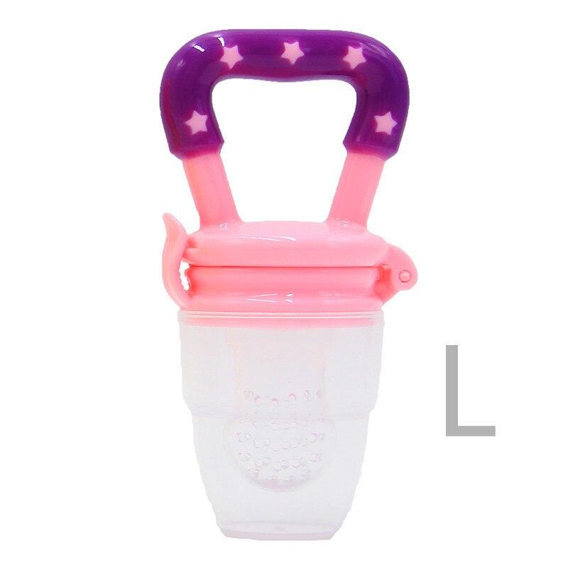 Silicone Baby Food Feeder Nipple Safe Milk Feeder for Baby with Handle Pacifier Bottles Nibbler Fresh Fruit Snack Holder 3 Month