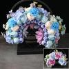 Ethnic Style Bridal Headband Hair Wreath Florals Crown Wedding Flower Headband Beach Hairband Women Hair Accessories