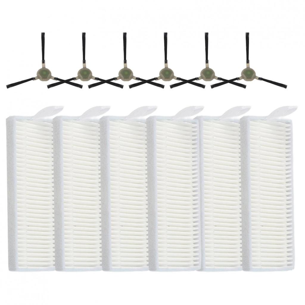 Filters Side Brush Robot Vacuum Cleaner 6-Pack Side Brushes