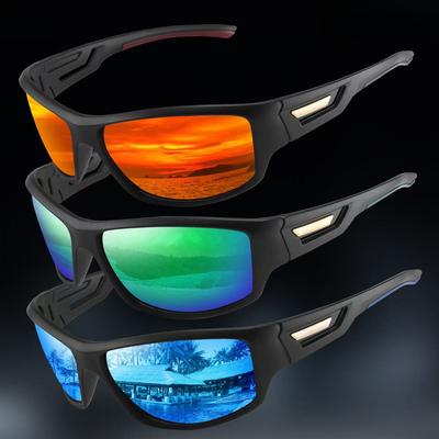 Lunettes de soleil polarisées pour sports de plein air Lunettes de soleil de cyclisme pour sports européens et américains Lunettes anti-UV