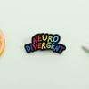 Autism Awareness ADHD Mental Health Enamel Pin Rainbow Neurodivergent Brooch Lapel Backpack Badge Jewelry Gift for Friends