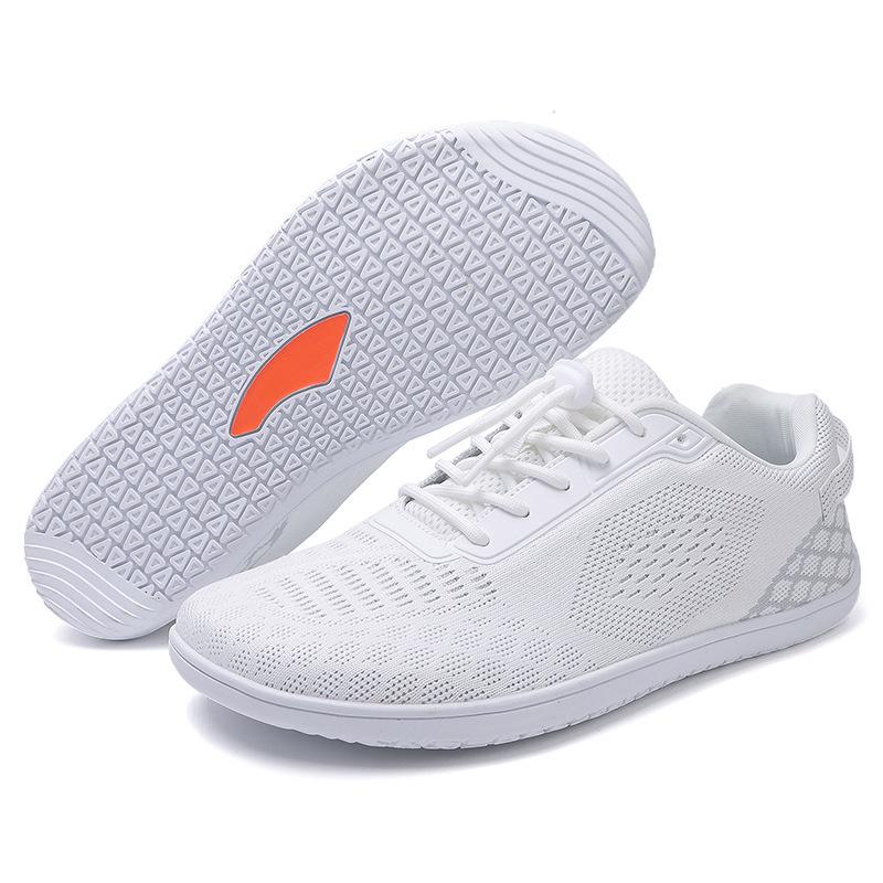 Men's Breathable Wide-Toe Barefoot Casual Shoes - Large Size, All-Season Walking Shoes