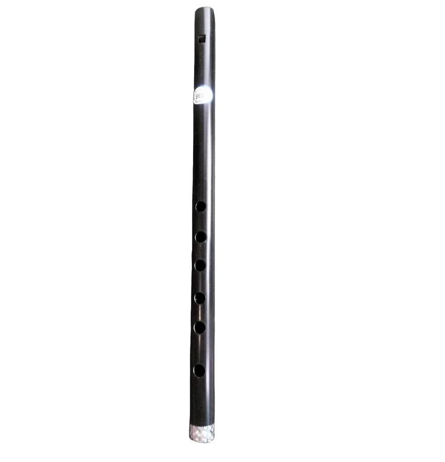 TreegoArt Professional Indian Musical Instrument Home Decorative Tuned Natural PVC Fiber B Type Flute - 14 Inches Length Flute чёрный