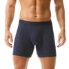 Men's Breathable Cotton Mid-High Waist Boxer Briefs with Side Opening and Anti-Chafing Design for Teens - European and American Style