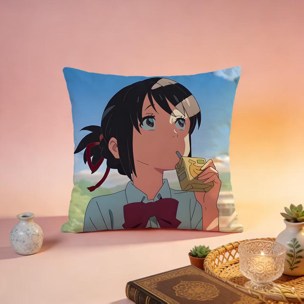Popular YYour Nameed Cushion Cover Premium SkinFriendly Pillow Case MultiPurpose for Home Office Travel