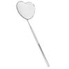 Heart Shaped Lash Mirror Professional Portable Stainless Steel Makeup Eyelash Mirror for Lash Extension