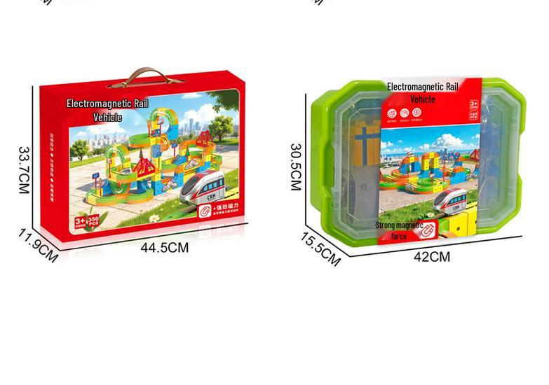 Versatile Magnetic 3D Track Car: Children's High-Speed Electric Rail Toy