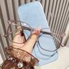 Fashion Luxury Myopia Glasses for Women Oversized Square Frame Minus Diopter Eyewear Unisex New Near Sight Eyeglasses for Men